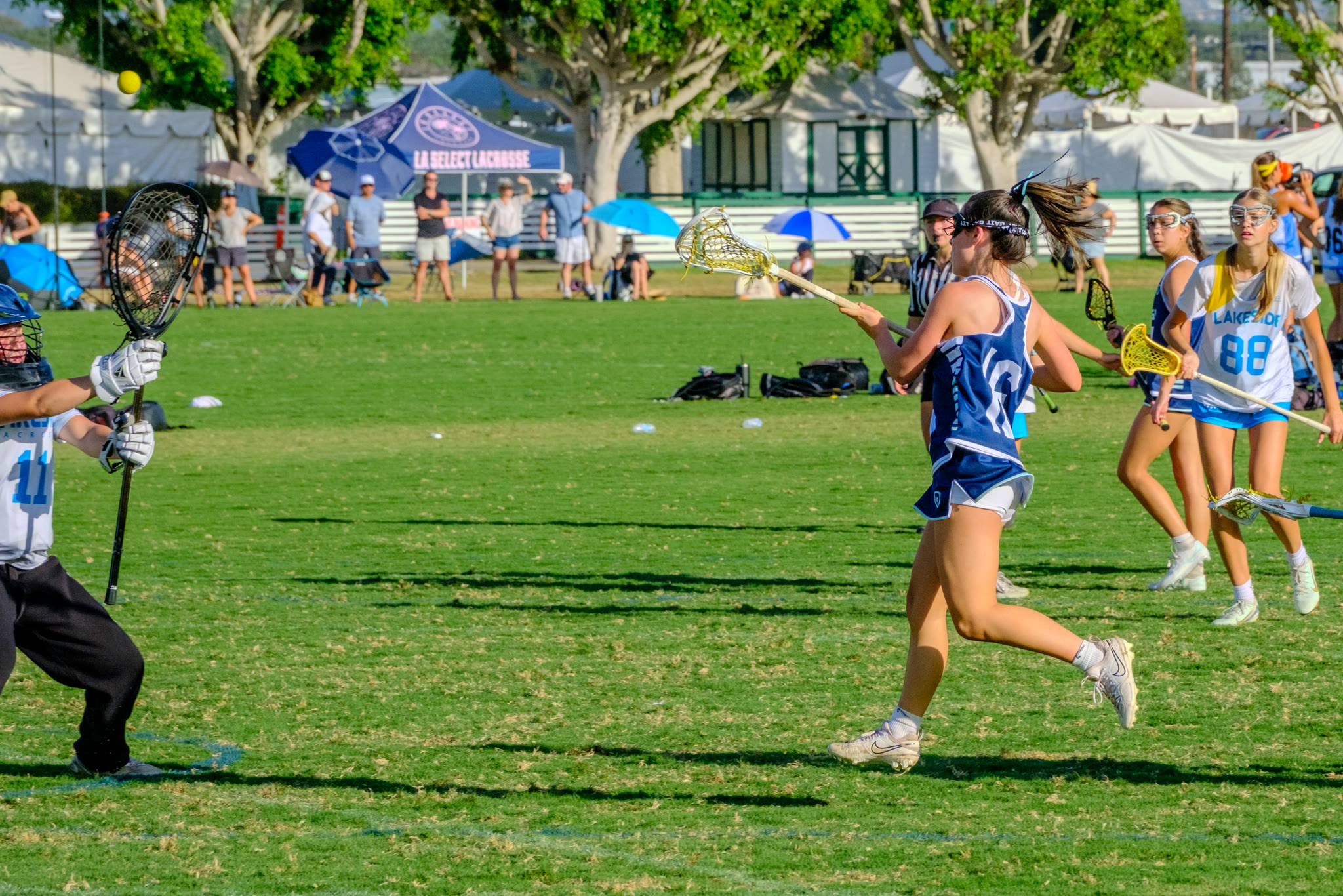 Reign players in game action and team moments